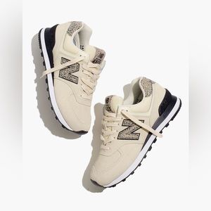 New Balance® 574 Sneakers in Cheetah Leather